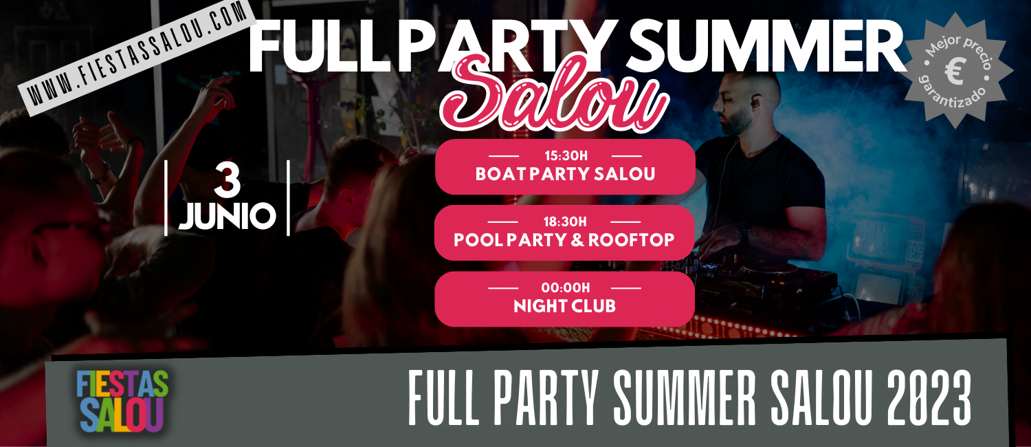 BOAT PARTY ROOFTOP SALOU