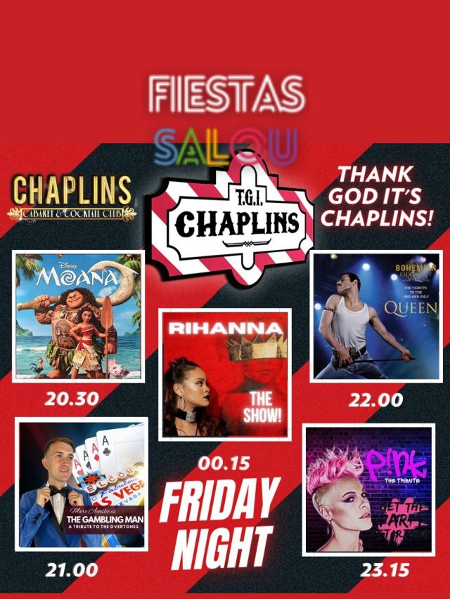 restaurante musical chaplins salou