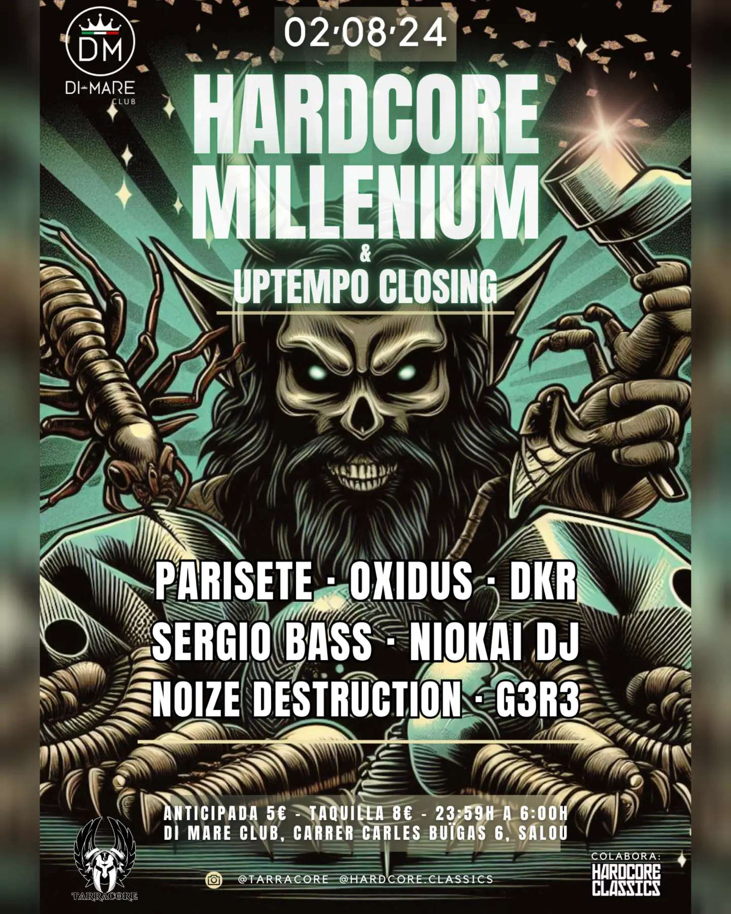 Dimareclub Viernes 0208 HARDCORE MILLENIUM UPTEMPO CL Dimare.club Viernes 02/08 HARDCORE MILLENIUM & UPTEMPO CL...