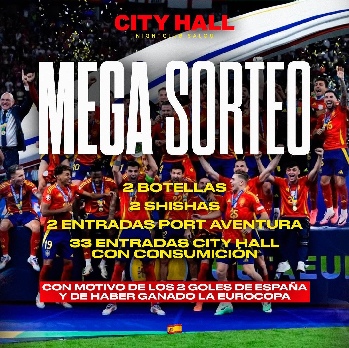 cityhall MEGA SORTEO ya que Espana ha ganado la Euroco cityhall MEGA SORTEO ya que España ha ganado la Euroco...