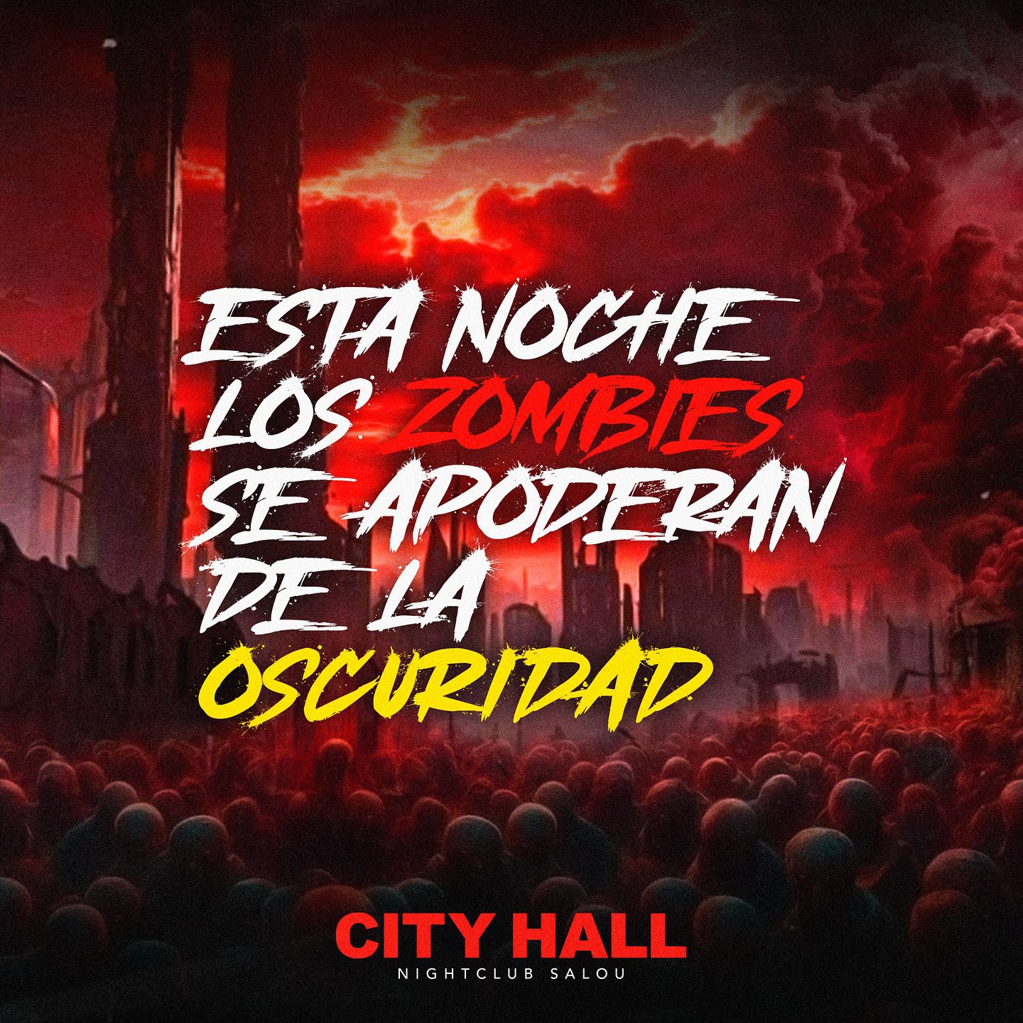 cityhall Jueves 31 de OCTUBRE City ZOMBIE Apocalypse cityhall Jueves 31 de OCTUBRE! City ZOMBIE Apocalypse!...