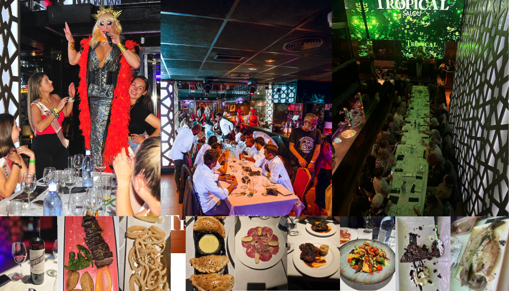 Cena con animación El Gran Show en Tropical Salou