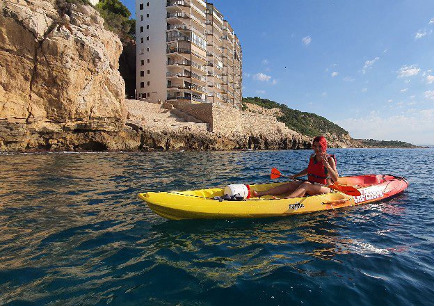 Kayak para grupos en Salou