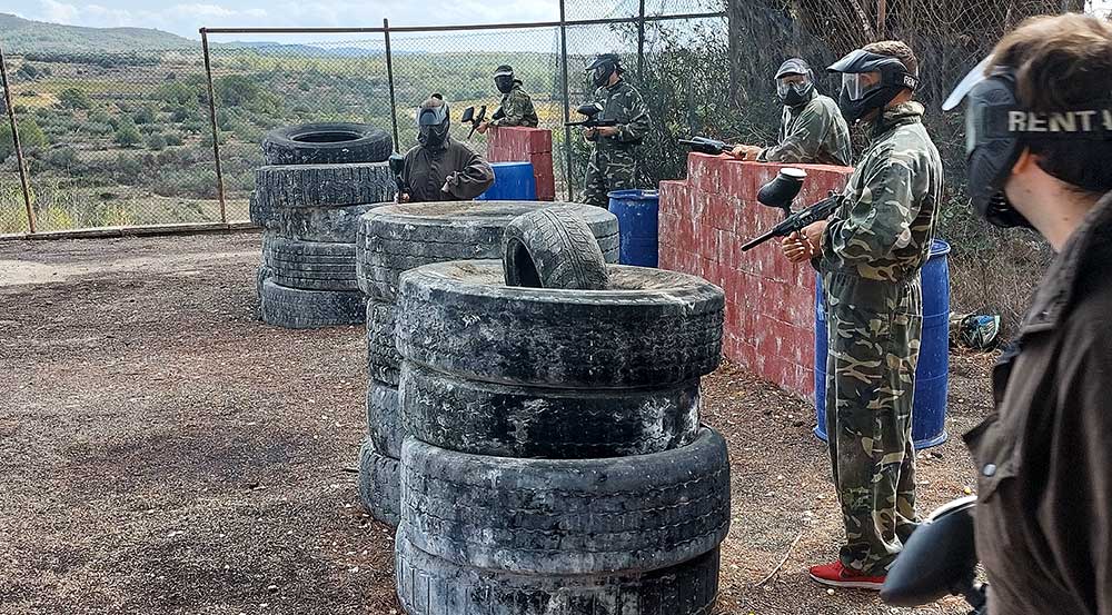 Paintball para grupos cerca de Salou